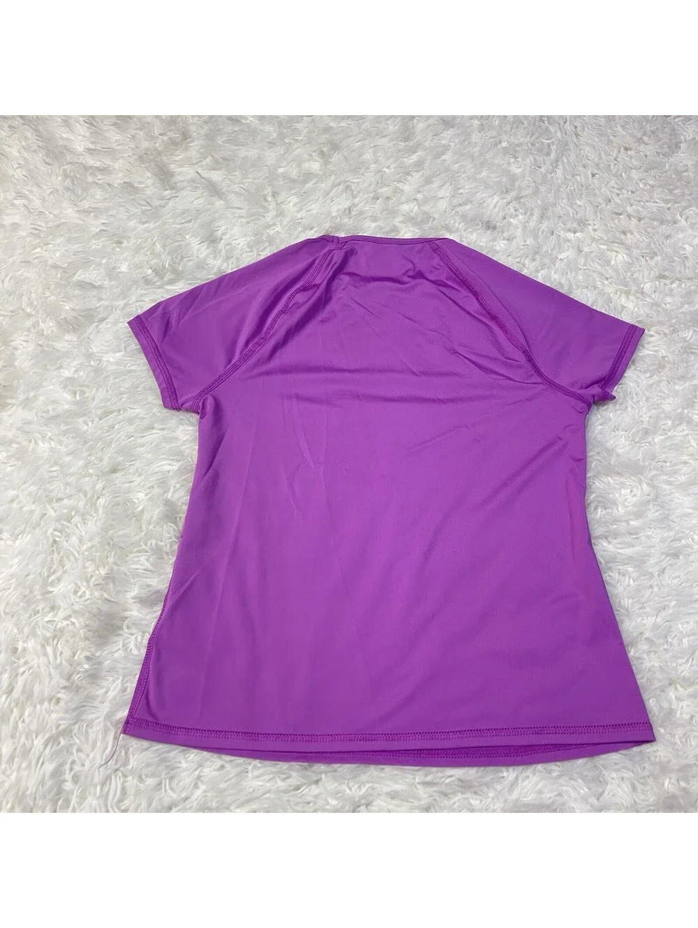 Lands End Kids Girls Rash Guard Swim Shirt Size L 10-12